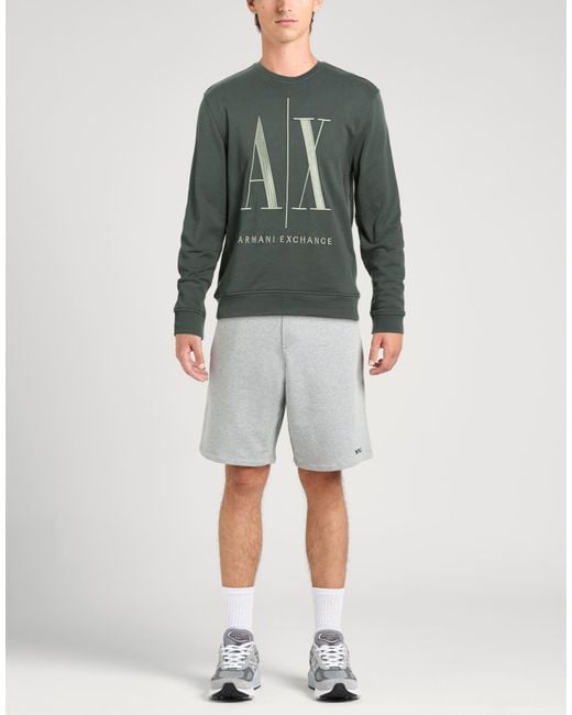 ARMANI EXCHANGE Green Sweatshirts for men