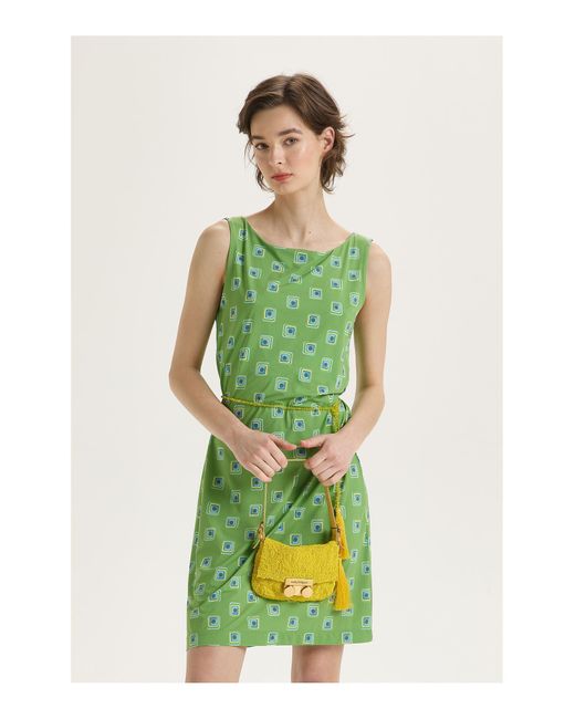 Maliparmi Green Mini-Kleid