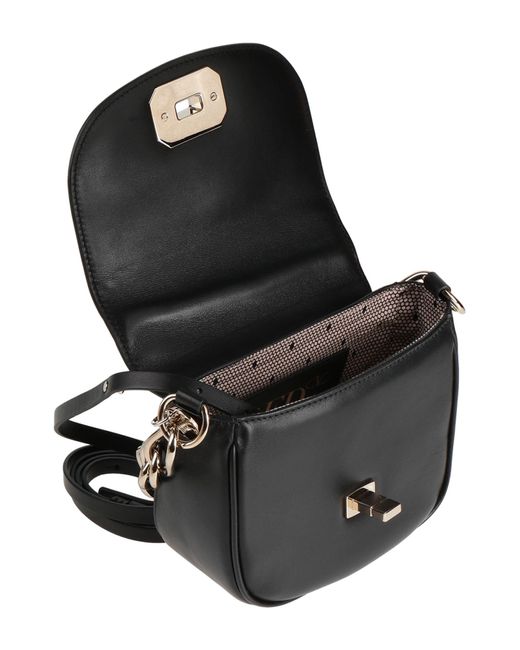 Red V Handbag in Black Lyst UK
