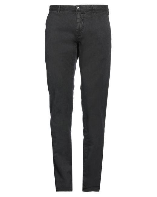 Incotex Gray Pants Cotton, Elastane for men