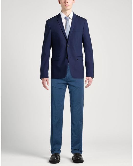 Massimo Alba Blue Trouser for men