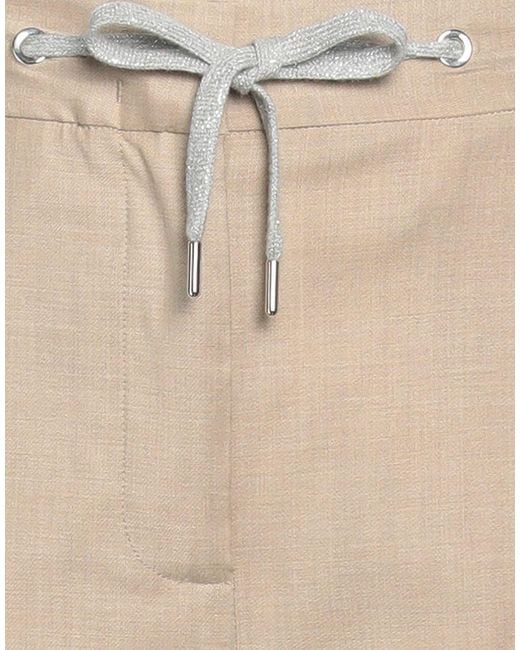 Eleventy Natural Pants Wool, Viscose, Elastane
