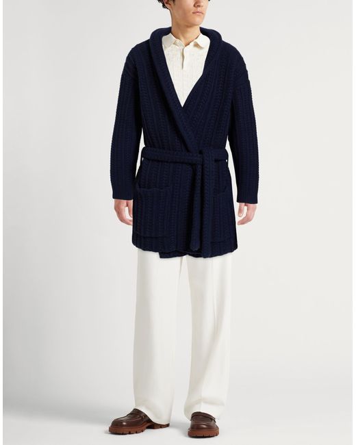Laneus Blue Cardigan for men