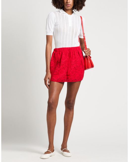 Twinset Red Mini Skirts