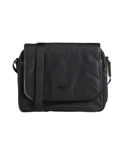 Emporio Armani Black Cross-Body Bag for men