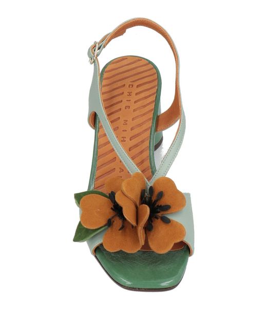 Chie Mihara Metallic Sandals