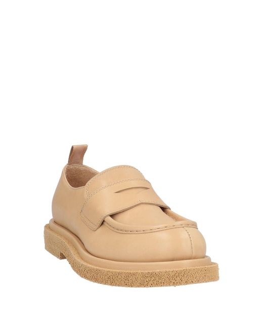 Officine Creative Natural Sand Loafers Leather