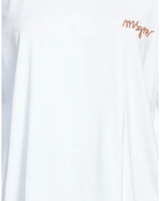 MSGM White T-shirt
