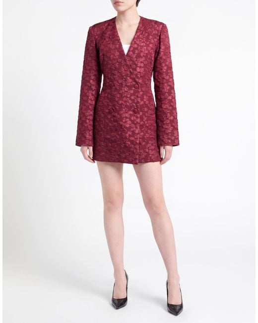 ROTATE BIRGER CHRISTENSEN Red Mini Dress