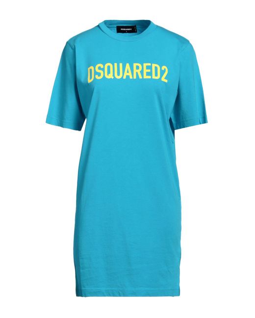 DSquared² Blue Mini Dress