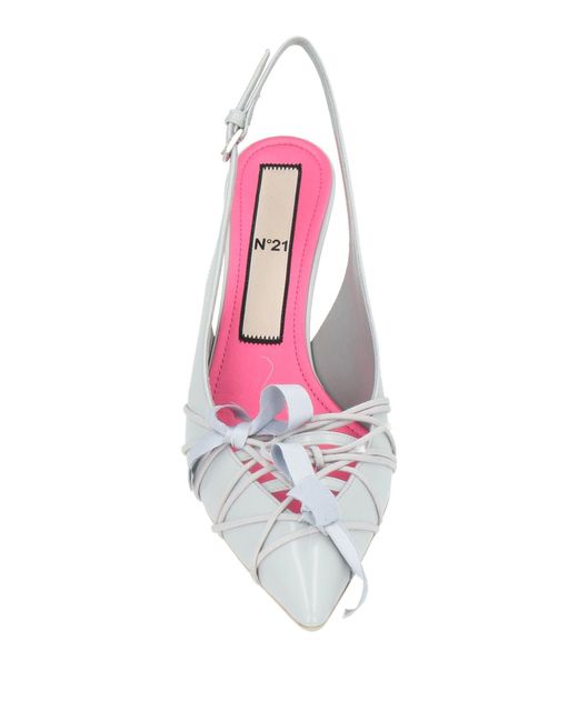 N°21 White Pumps Leather