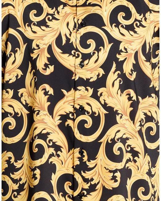 Versace Metallic Shirt Polyester for men