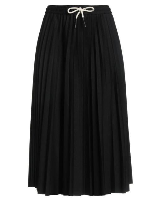 Ottod'Ame Black Midi Skirt