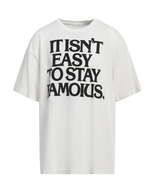 1989 STUDIO White T-Shirt Cotton for men