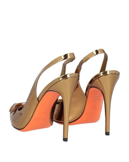 Santoni Metallic Pumps