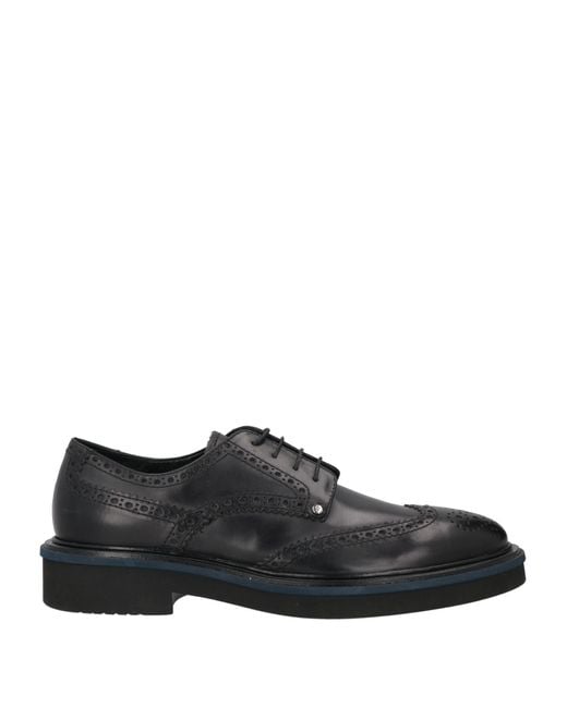 Paciotti 308 Madison Nyc Black Lace-up Shoes for men
