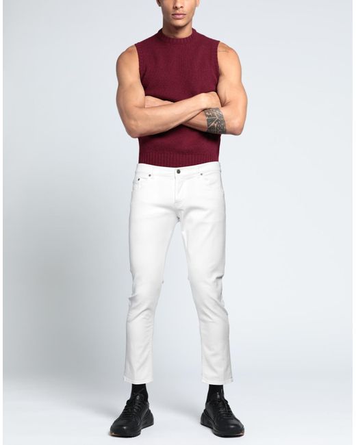 Dondup White Jeans for men