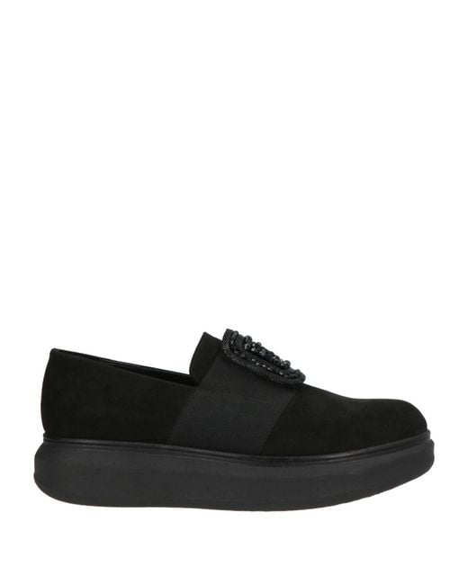 Cinzia Soft Black Sneakers Leather
