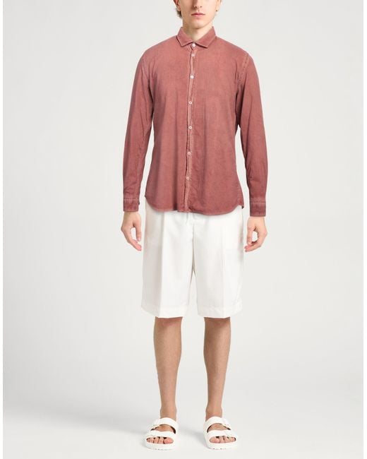 Messagerie Pink Shirt Cotton for men