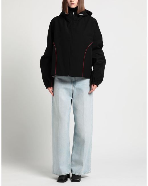 Ferragamo Black Jacket Polyester, Cotton