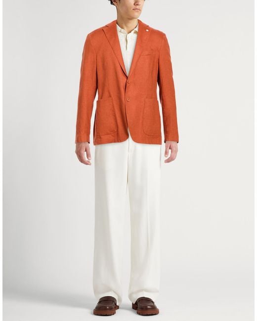 Manuel Ritz Orange Blazer for men