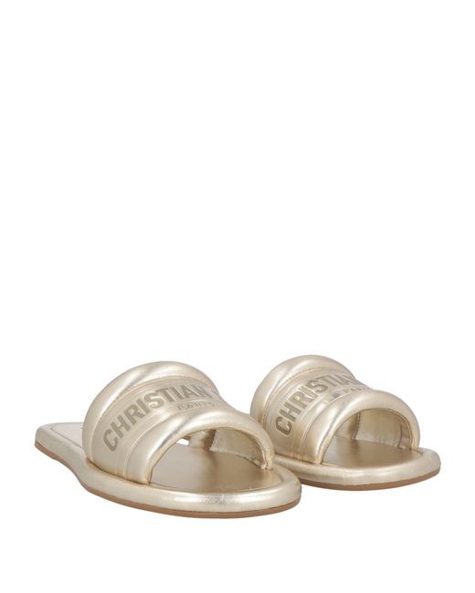Dior White Sandals Leather