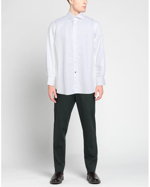 Carrel White Shirt Cotton for men