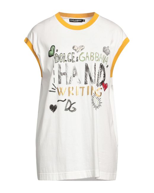T-shirt di Dolce & Gabbana in White