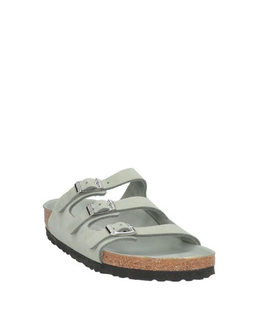 Birkenstock White Sandals Leather