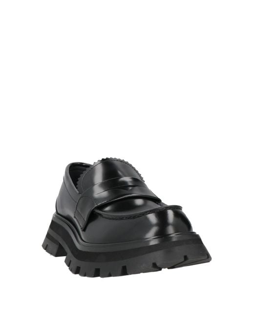 McQueen Black Loafers