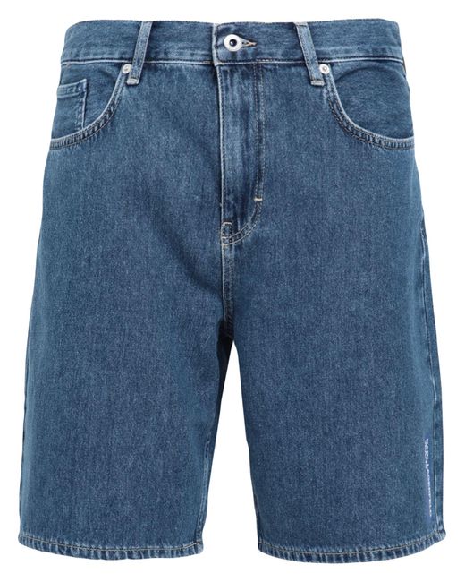 Karl Lagerfeld Blue Denim Shorts Organic Cotton for men