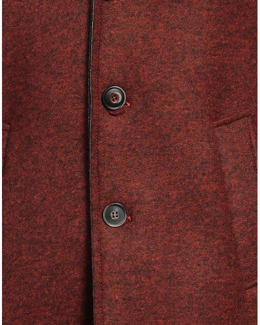 Bob Red Coat Polyester, Polyacrylic, Wool, Elastane for men