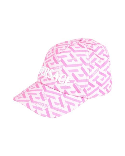Versace Pink Hat Cotton, Polyester