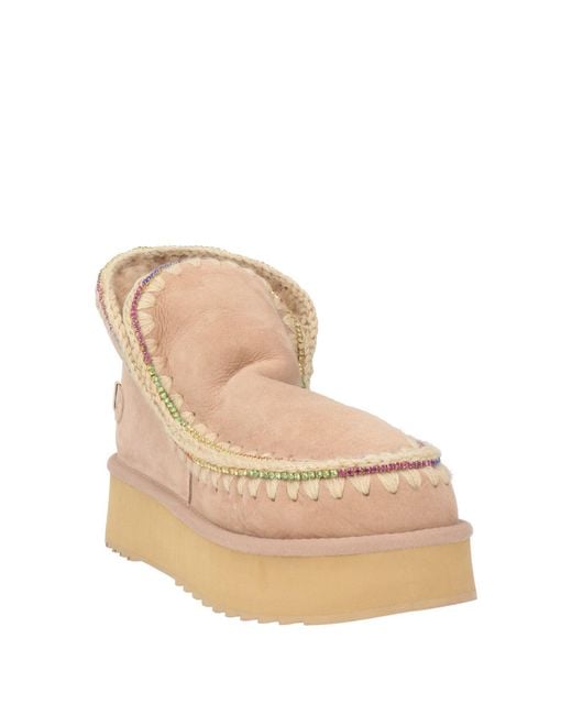 Mou Natural Ankle Boots
