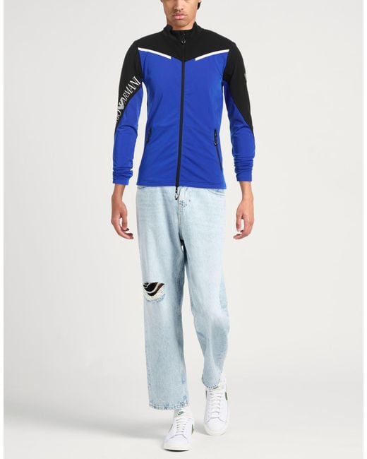Sudadera EA7 de hombre de color Blue