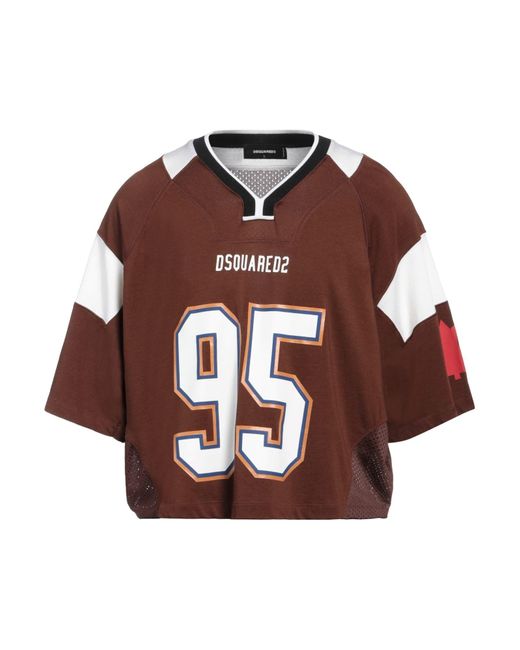 Camiseta DSquared² de hombre de color Brown