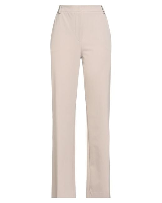 Antonelli White Pants Polyester, Virgin Wool, Elastane