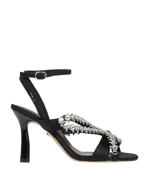 Emanuélle Vee Black Sandale