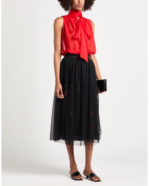 Twinset Black Midi Skirts