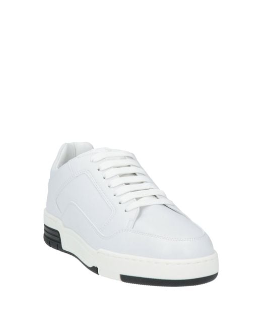 Moschino White Sneakers Synthetic Material