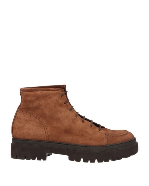 Pantanetti Brown Ankle Boots for men