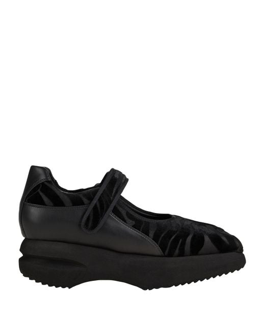 PAULA CANOVAS DEL VAS Black Pumps Textile Fibers