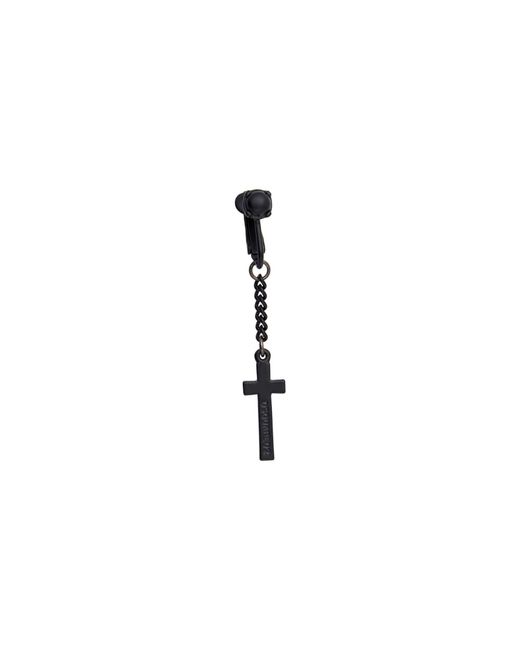 DSquared² White Single Earring Tin Alloy, Brass for men