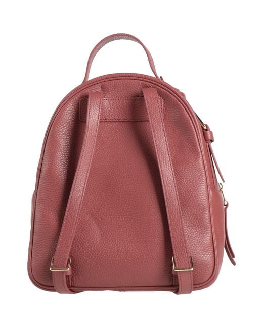 Coccinelle Red Backpacks