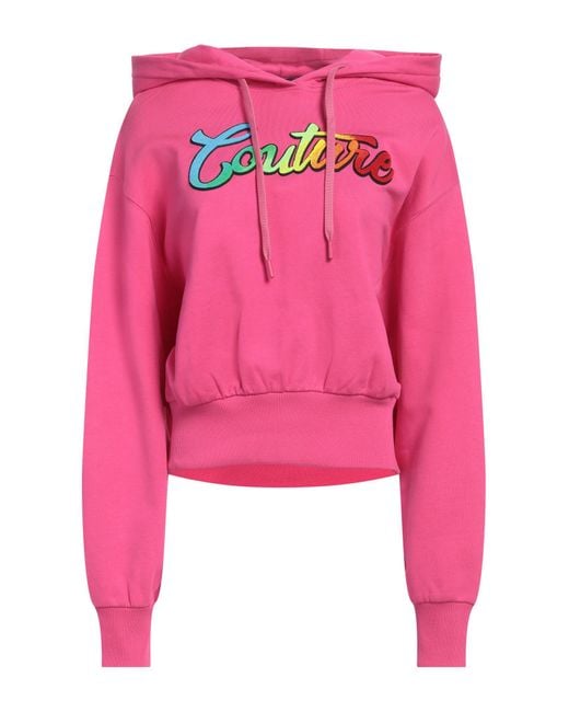Versace Jeans Couture Pink Sweatshirt Cotton
