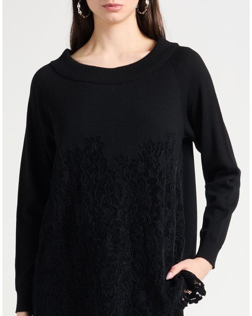 Clips Black Sweater Wool, Polyester, Polyamide