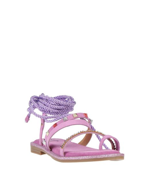 Tosca Blu Pink Thong Sandal Leather
