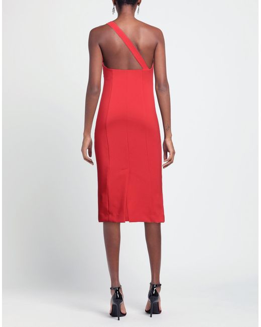 Olla Parèg Red Midi Dress