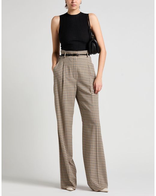 Max Mara Brown Camel Pants Virgin Wool
