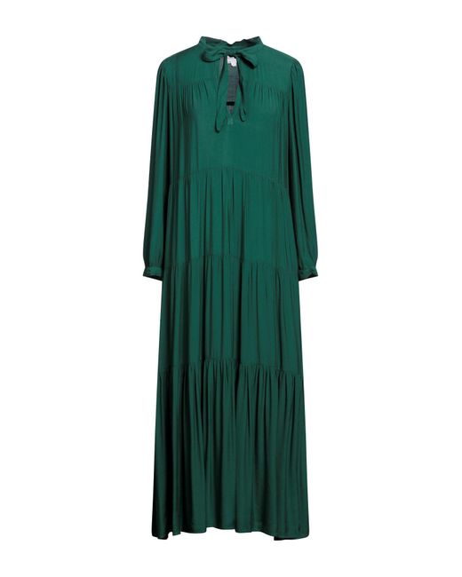 Honorine Green Maxi-Kleid